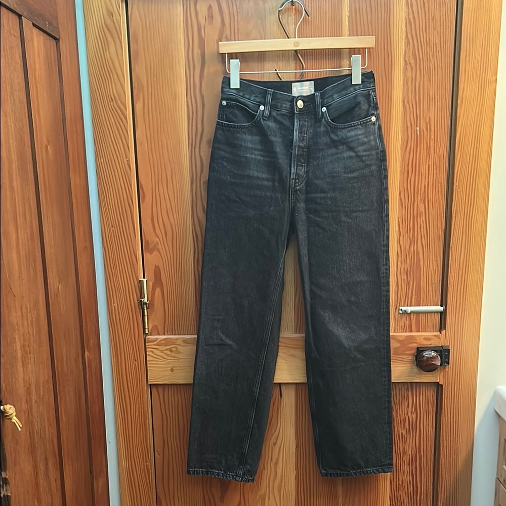 NWOT Everlane Women’s Charcoal Straight Jeans